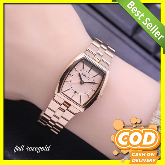 Jam Tangan Cewek Anti Air Fashion Rantai Strap Emas Silver Dial Logamjt46 Aladdin B3 Smartwatch Casu
