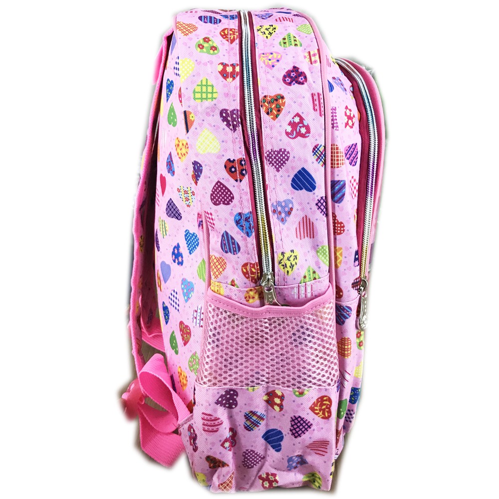 Tas Ransel Sekolah Anak SD Fever 5D Gambar Rubah2 LB - Pink Love Diamond