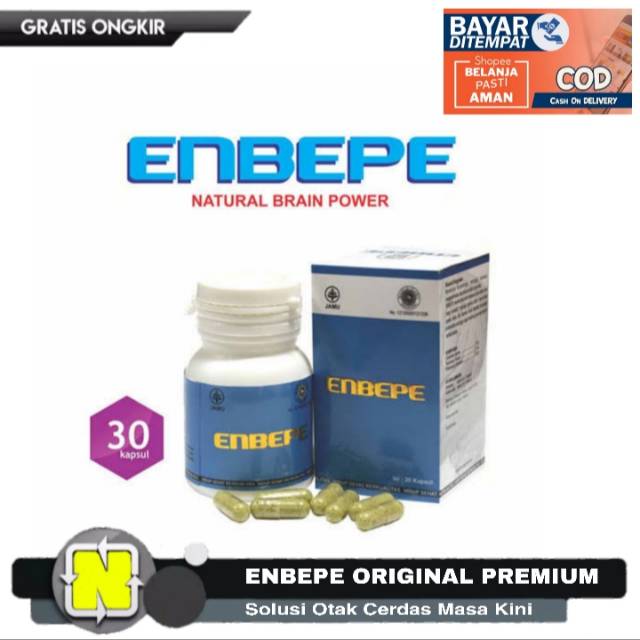 ENBEPE Nutrisi Kecerdasan Otak, Obat Stroke, Obat Gangguan Syaraf n Gangguan Mental