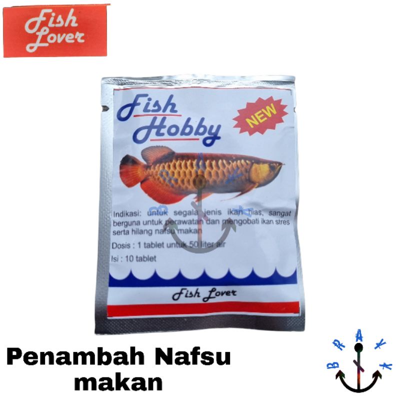 Obat Vitamin Ikan Hias Hobie Fish Obat Nafsu Makan ikan Hias Asli