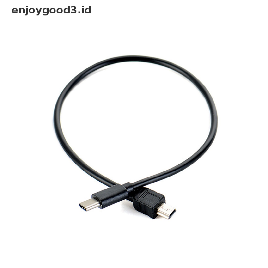 (Rready Stock) Adaptor Converter Kabel USB Type C Male Ke Mini-B Male (ID)