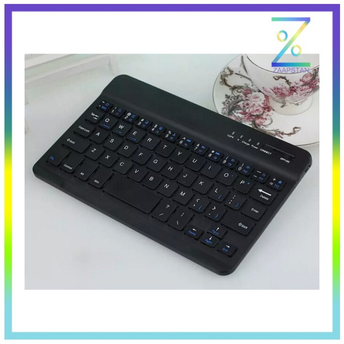 VONTAR Wireless Bluetooth Keyboard Rechargeable - KM78D - Black