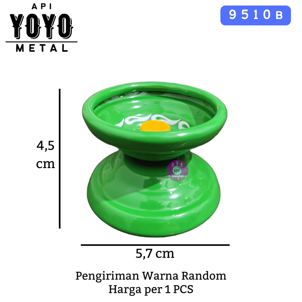 MWN Mainan YOYO Metal Api 9510B