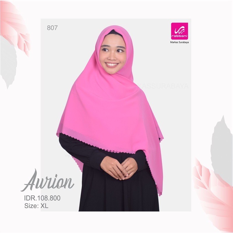 (Best Seller) Zahira Aurion XL Rabbani ORI