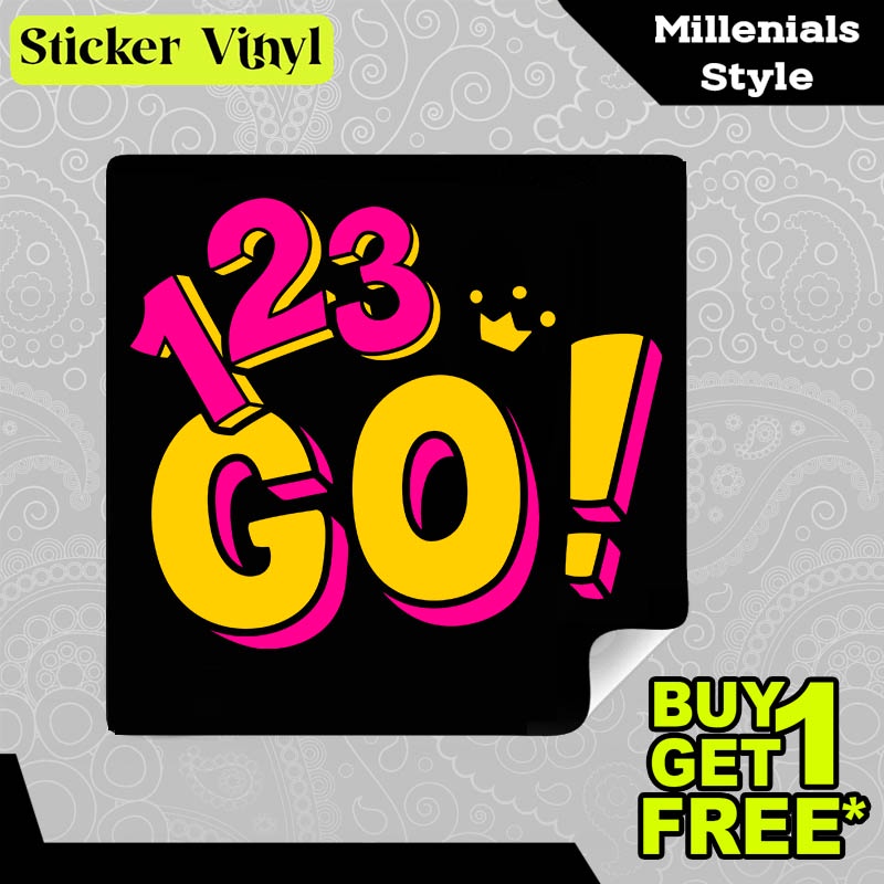 

Stiker Sticker 123 Go Indonesia Tulisan Kalimat Gaul dan Kekinian Aesthetic Bahan Vinyl Satuan Anti Air