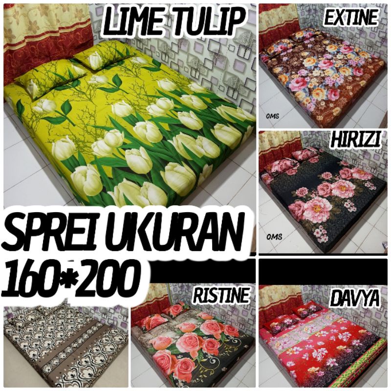 Sprei homemade ukuran 160*200