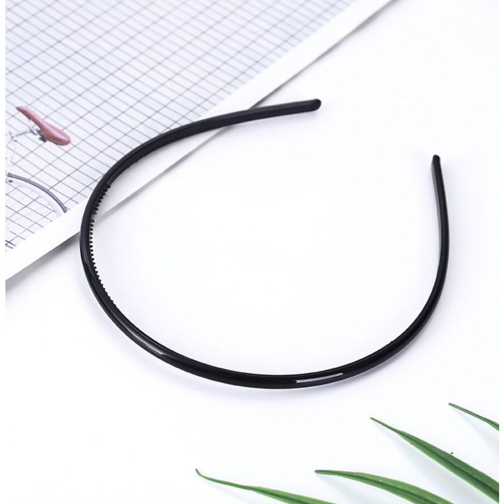 BANDO LIDI HITAM/ BANDO LIDI SLIM HITAM/ BANDO PRIA WANITA PER PCS