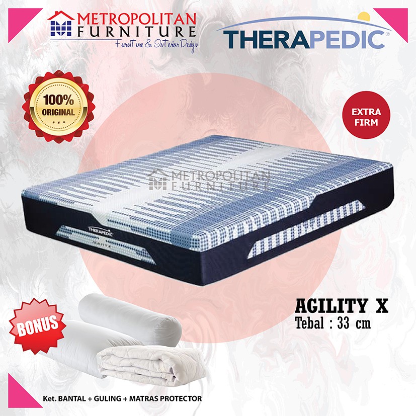 Kasur Springbed THERAPEDIC Agility X / Spring bed Matras