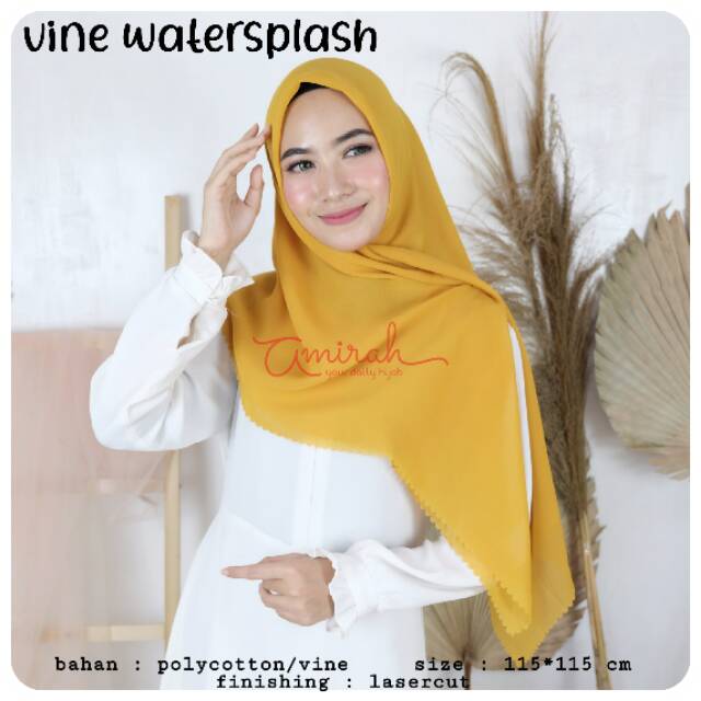 Segiempat vine watersplash anti air