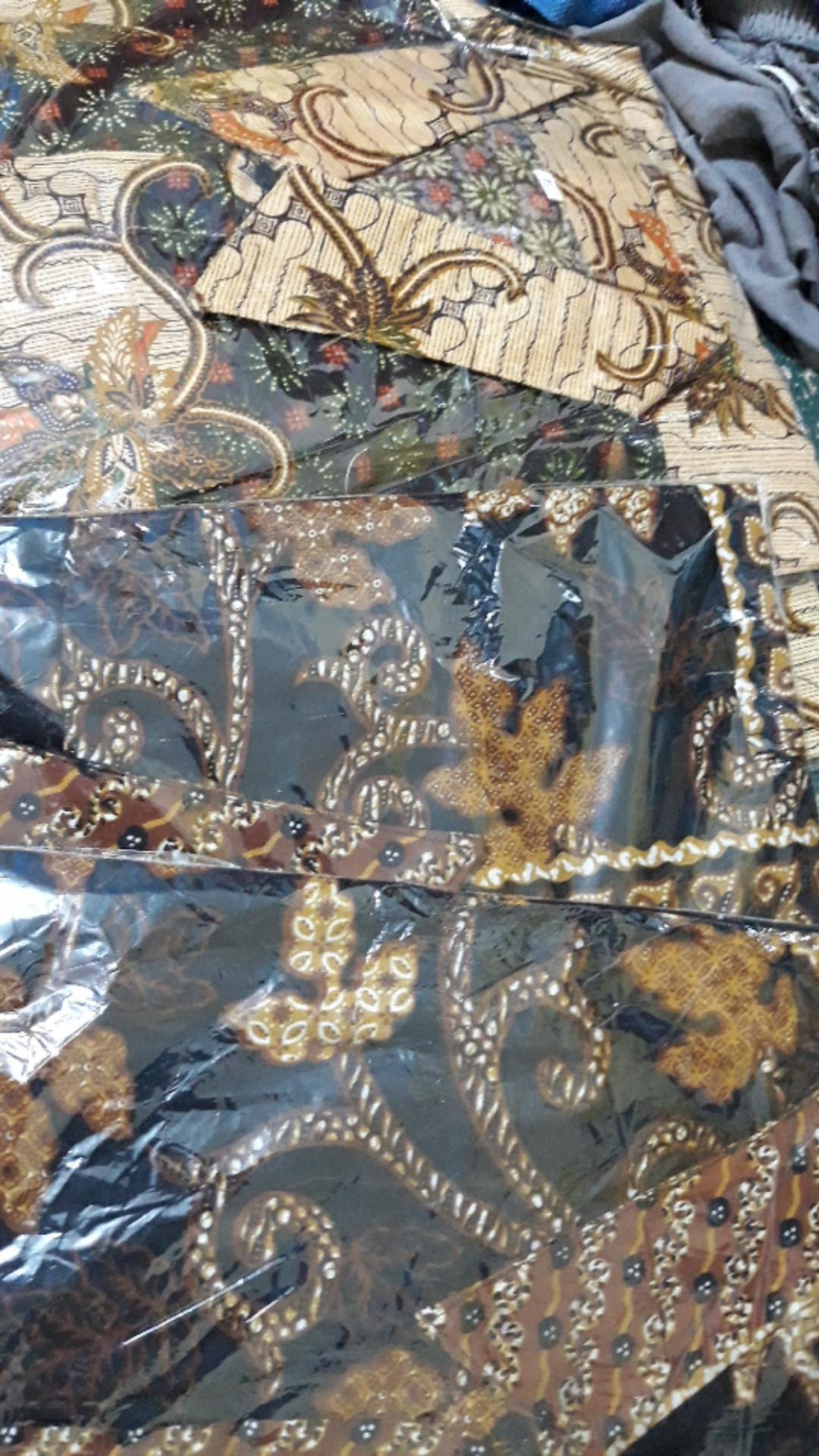 Asifa Batik Hrb026 Kenongo Kemeja Tosca Pendek Pekalongan Padi M L Xl Sogan Tulis Halus Kemeja Batik