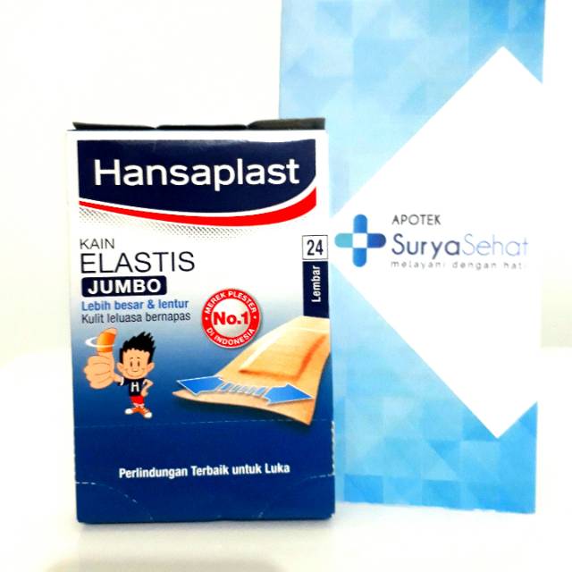 Hansaplast Plester Kain Elastis Standar / Jumbo