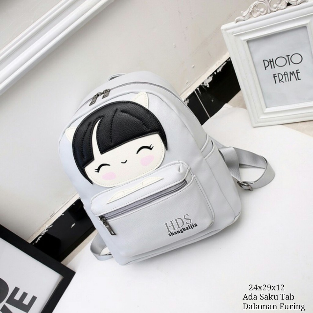 GRATIS ONGKIR    Tas Ransel Backpack Dora Girl Cat Lucu    TERBARU