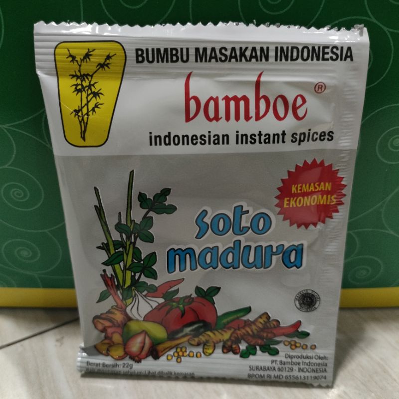 Bumbu Bamboe Instan Kemasan Ekonomis 22 gr