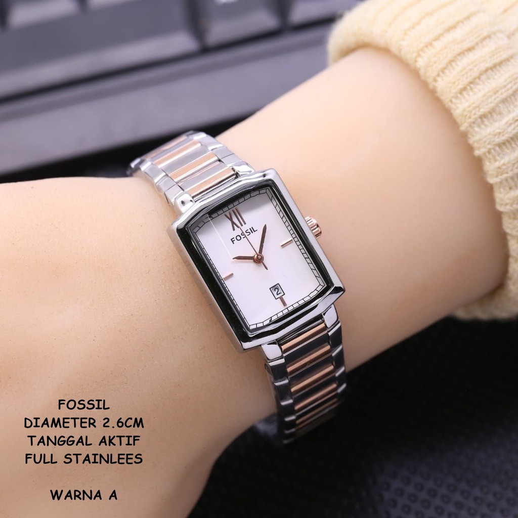 Jam Tangan Wanita/Cewek Fashion Capsul Full Stainless Tanggal Aktif