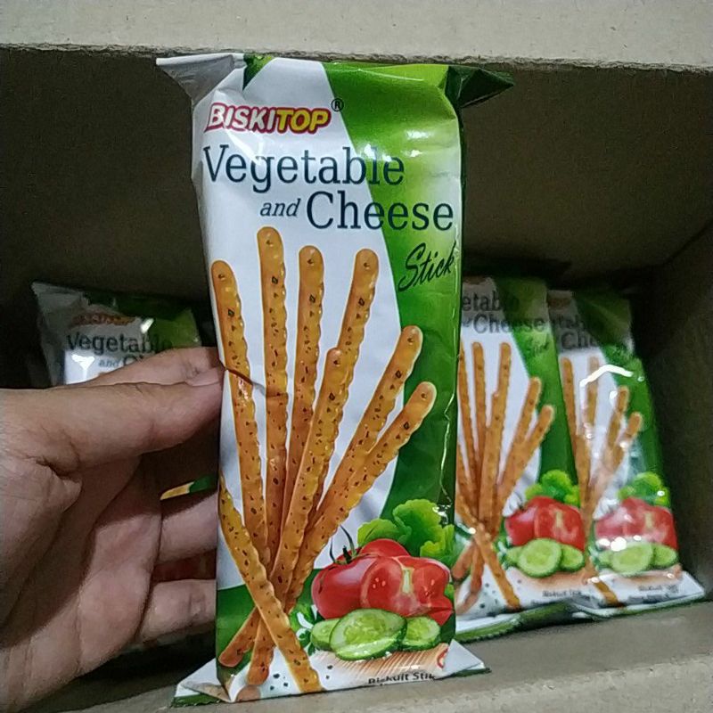 

BISKITOP VEGETABLE CHEESE STICK 50GR/STICK CHEESE SAYUR