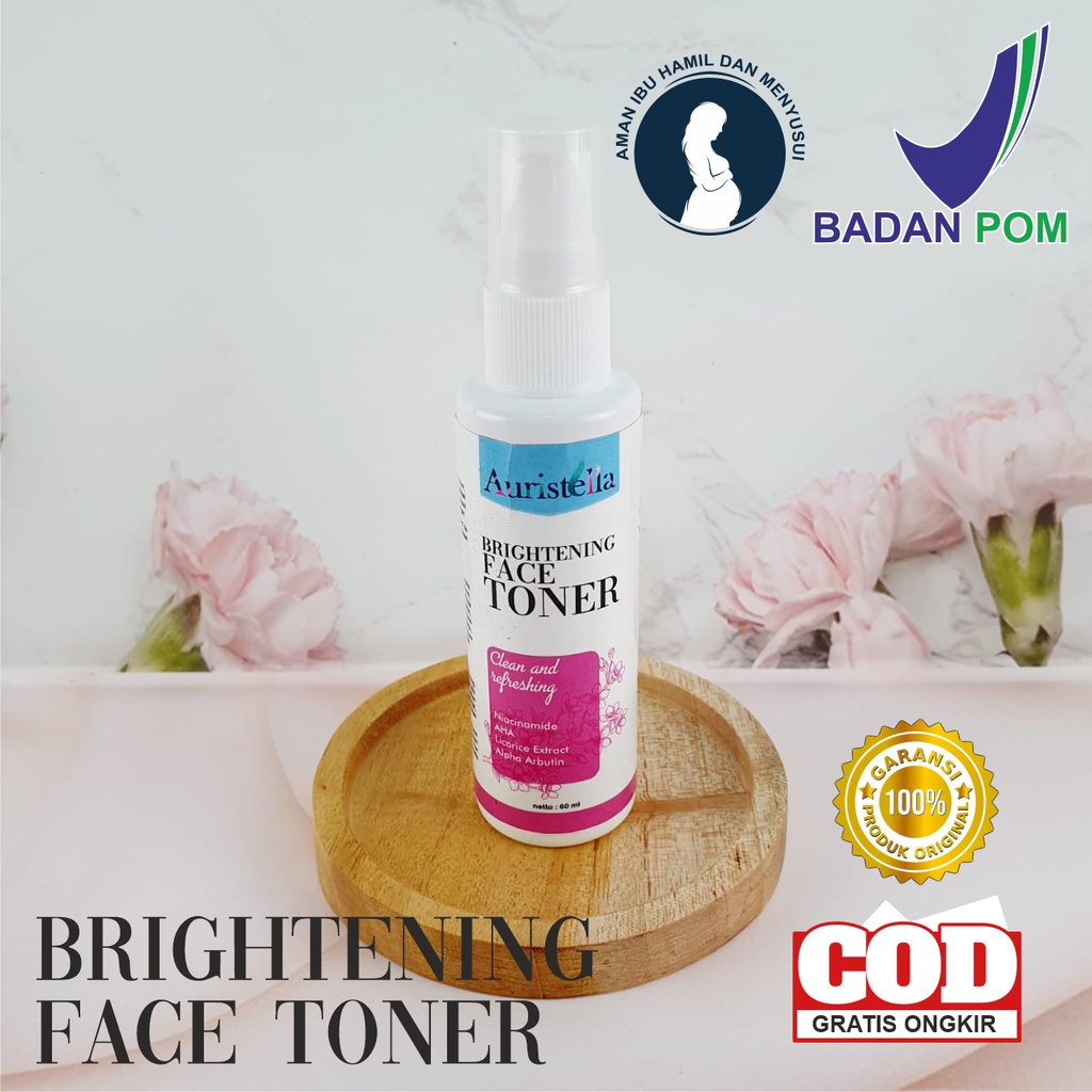 WS [ PROMO ] TONER  UNTUK SEMUA JENIS KULIT /PELICIN PEMUTIH WAJAH AURISTELLA  BEAUTY BPOM PUTIH CEP
