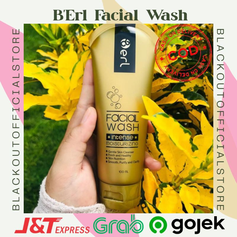 Berl Intense Moisturizing Facial Wash Pembersih Wajah Skincare Pria Wanita Whitening Acne Beauty Cod