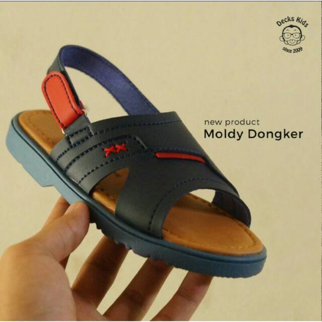 Sandal Anak Decks Moldy Biru Dongker
