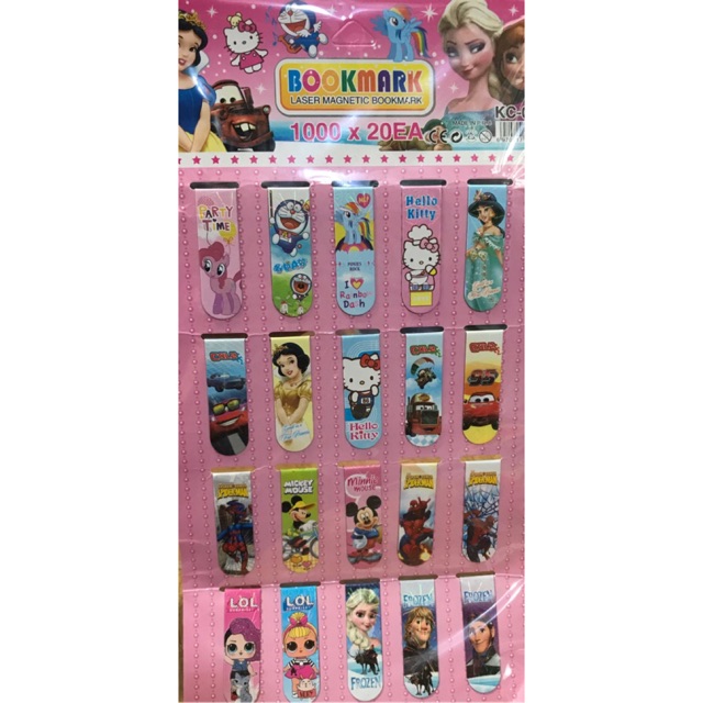 

Bookmark magnetic / pembatas buku magnet 1 renteng 20pcs