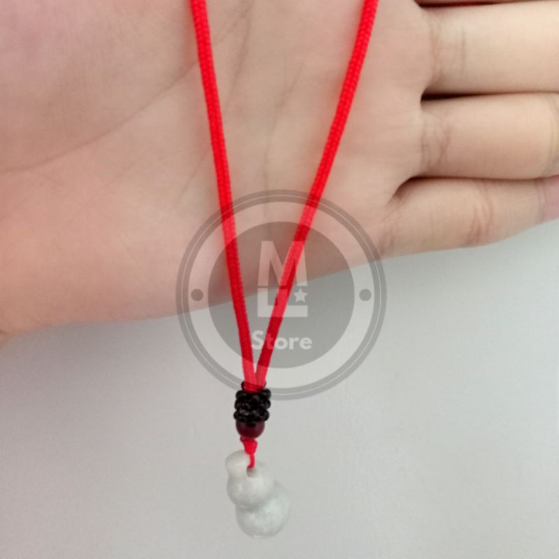 Kalung Liontin Giok Model Labu