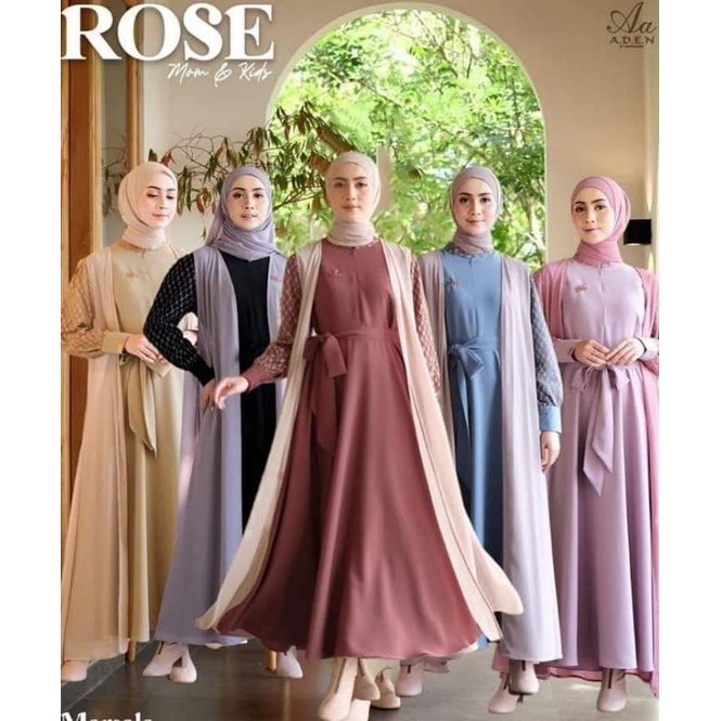 Rose Aden gamis wanita brand Aden