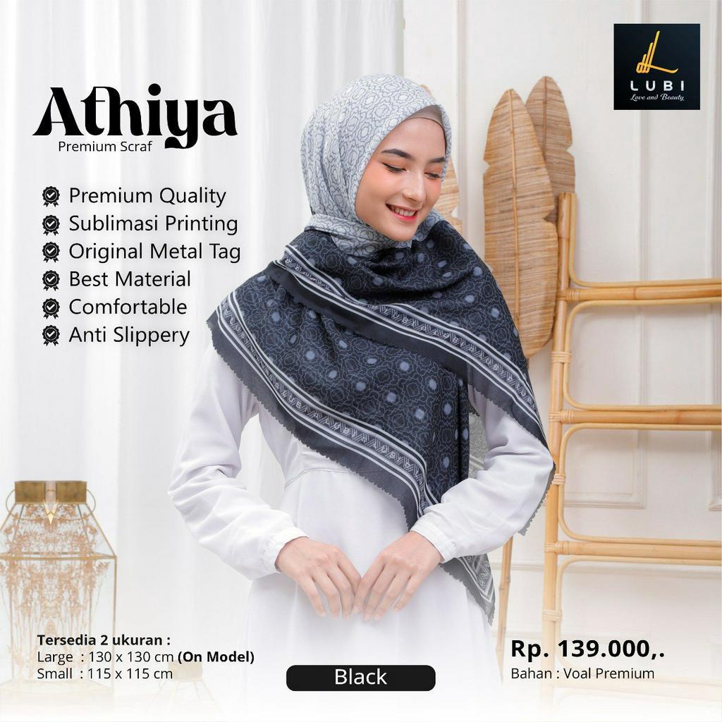 Kerudung segiempat Scarf Lubi Athifa