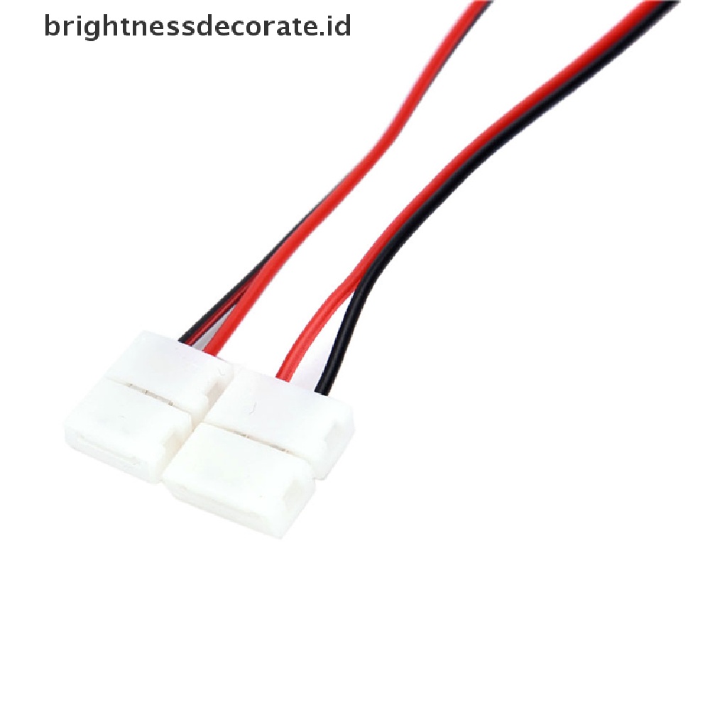 [birth] 10pcs/set  Cable 2 Pin LED Strip Connector 3528/5050 Single Color Adapter  [ID]