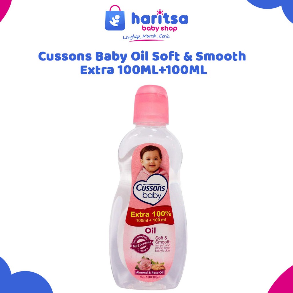 Cussons Baby Oil Soft &amp; Smooth  Extra 100ML+100ML