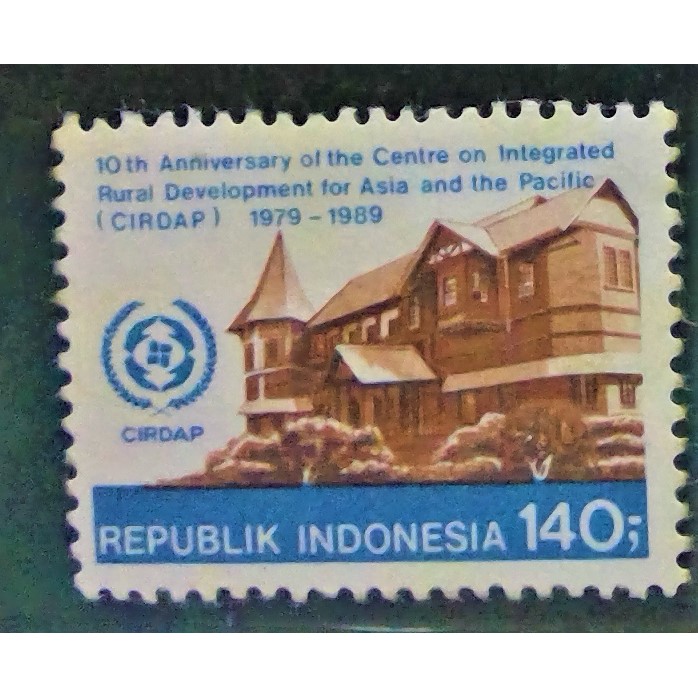 

Perangko Indonesia Serie 10th Anniversary Cirdap Asia Pacific 1989