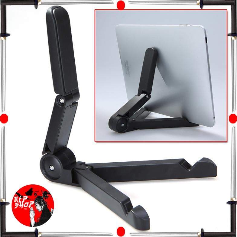 Universal Foldable Tablet Stand Holder- Black