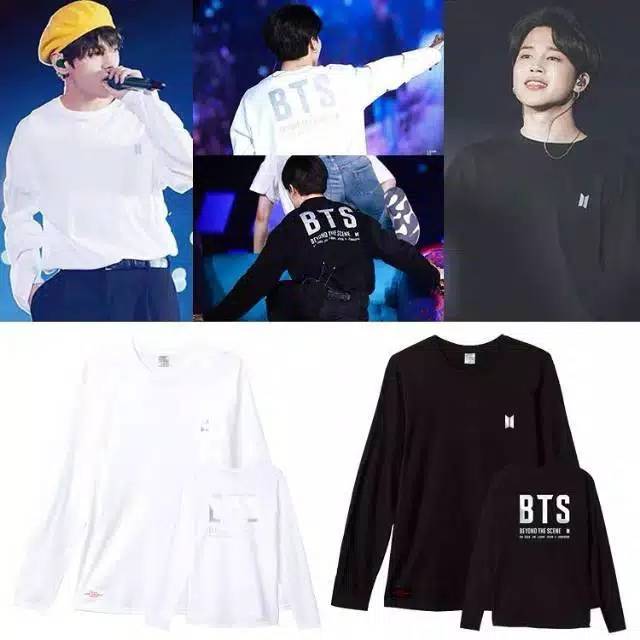 Kaos BTS BEYOND THE SCENE lengan panjang