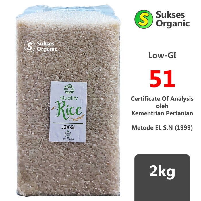 

gr20111r Beras Low Gi | 2Kg | Quality Rice Sv012Ss