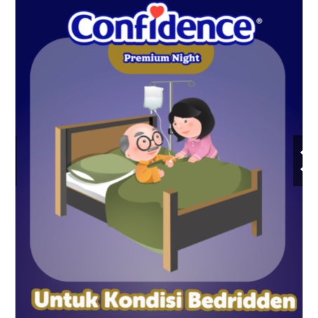 Popok Dewasa Confidence Premium Night M 8