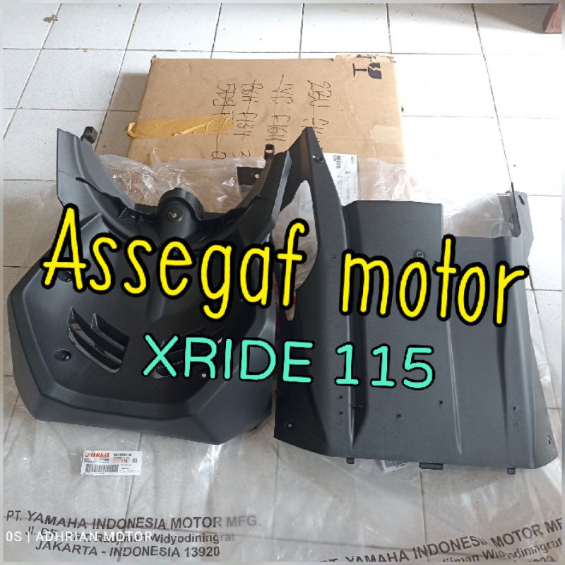 COVER PARU DAN DEK KOLONG XRIDE X RIDE 115 ORIGINAL YAMAHA