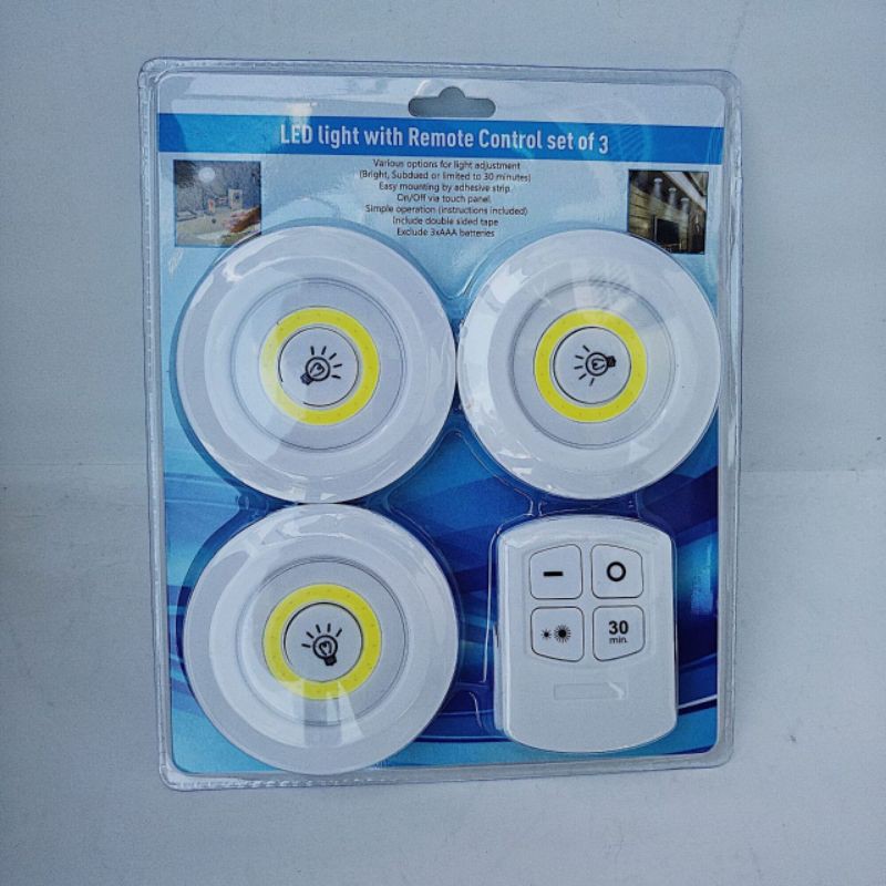 Lampu Emergency LED Remote / Lampu Tempel Dengan Remote