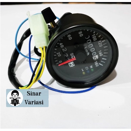 Speedometer Jarum Universal Chrome GL MP Tiger