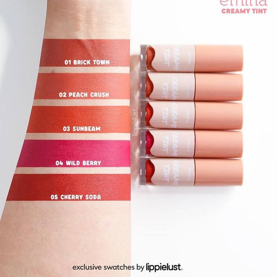 Stars✨ [NEW] Emina Creamy Lip Tint/Emina Creamy Tint/Emina Lip Creamy Tint #Shopeehaul