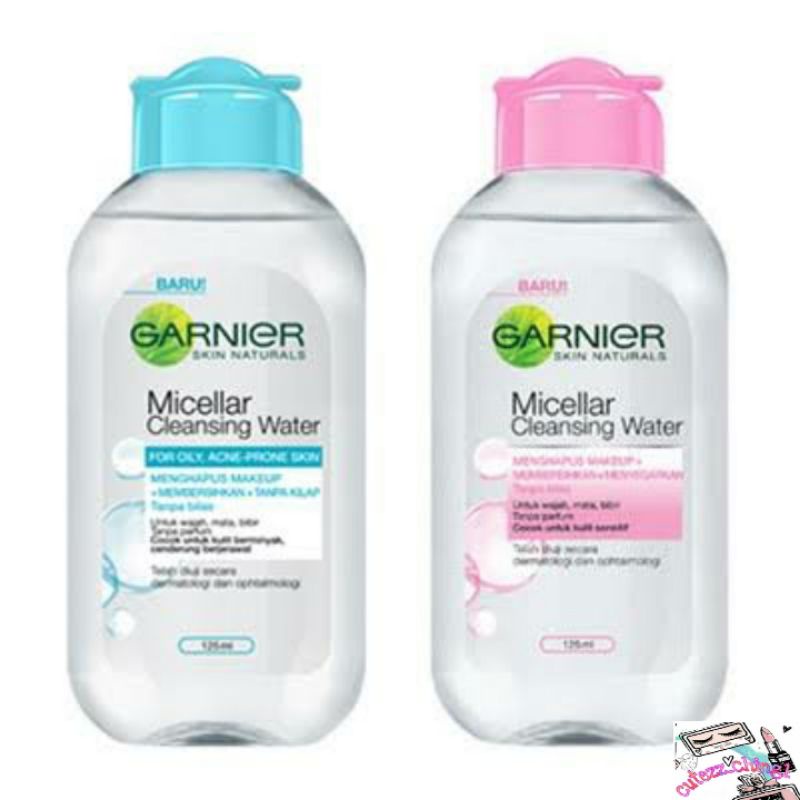 ☃Cutezz_Ching1☃Garnier Micellar Cleansing Water Pink/Blue/Rose/Vitamin C/Biphase Oil Infused 125 ml