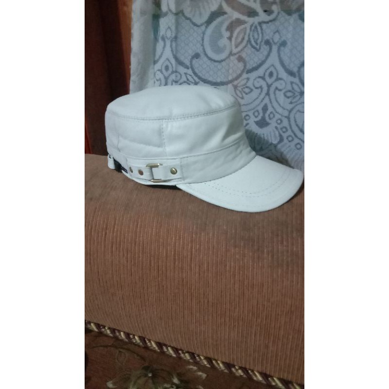 topi komando asli kulit domba