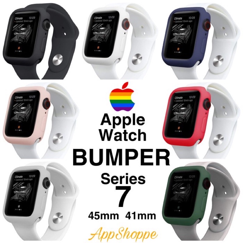 Apple Watch SERIES 7 SE TPU Silicone Soft Case Bumper Protection