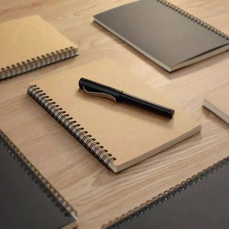 

100 Lembar Notebook/Buku Catatan/Jurnal Line Dotted Grid Blank A5 A4