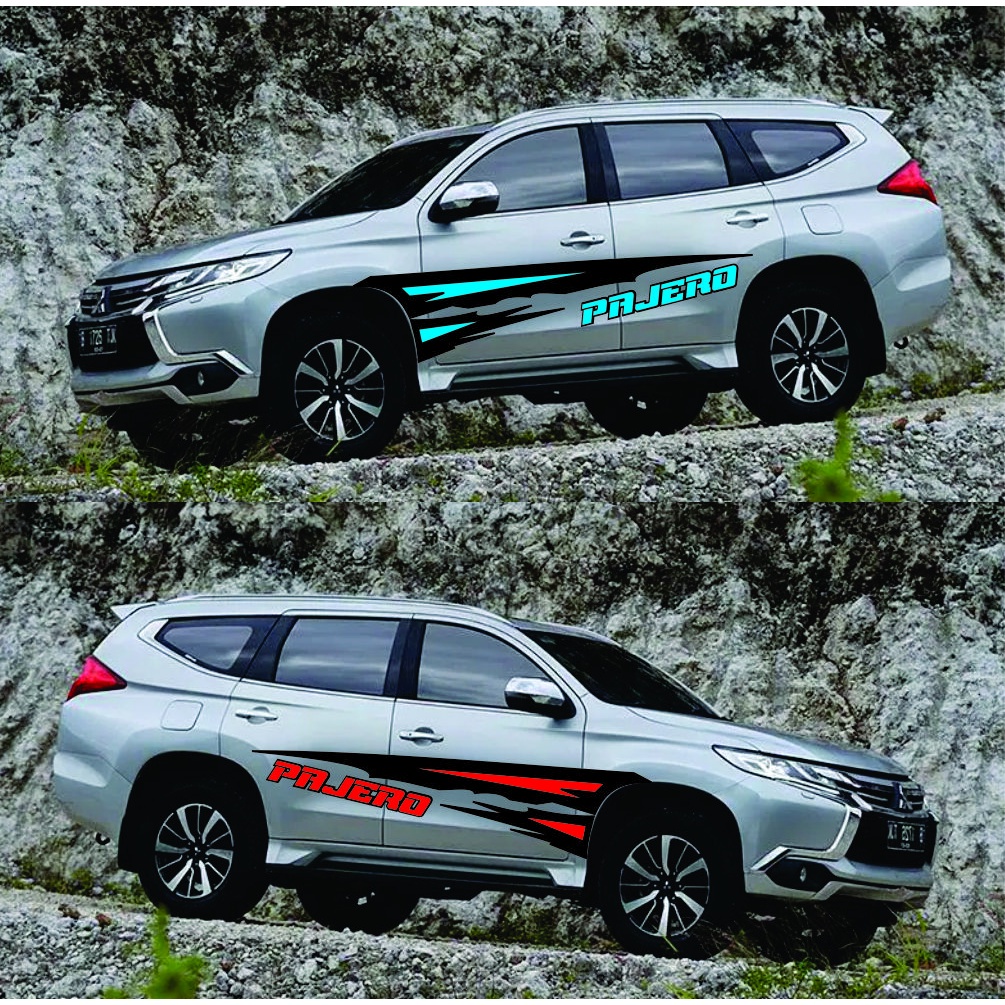 Stiker mobil pajero sport sticker mobil pajero sport cutting stiker mobil pajero fortuner
