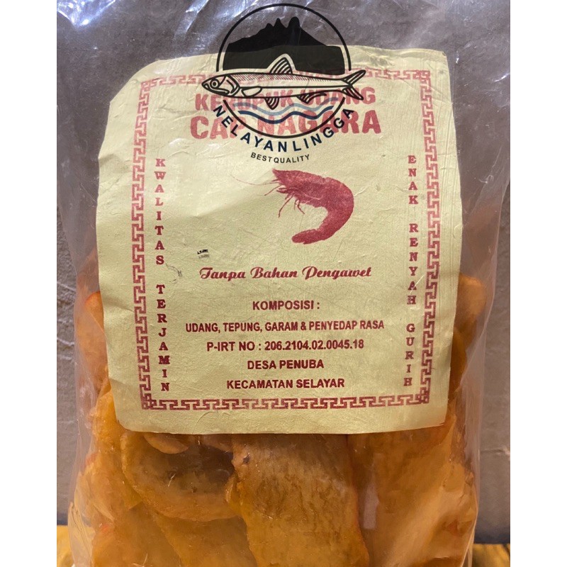 

Kerupuk udang asli lingga