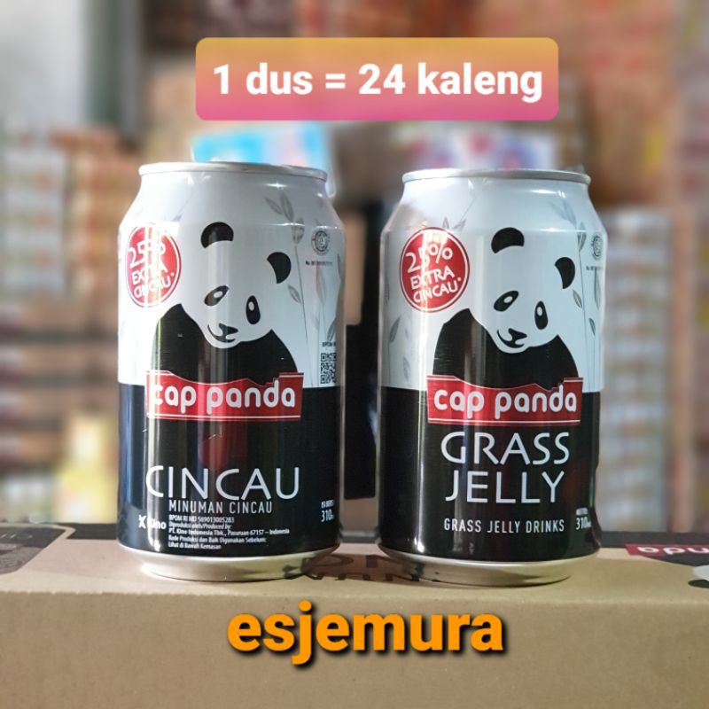 

Minuman Cincau Cap Panda per dus isi 24 kaleng / Yeos Grass Jelly