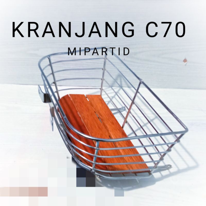 kranjang depan c70 + papan