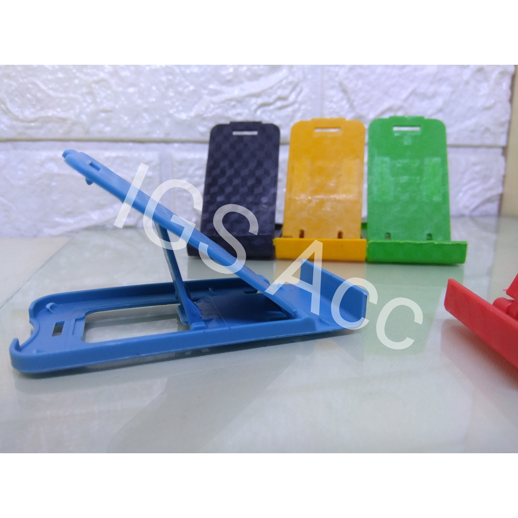 Dudukan Handphone Lipat / Stand Hp Tablet / Holder Universal / Kursi Handphone