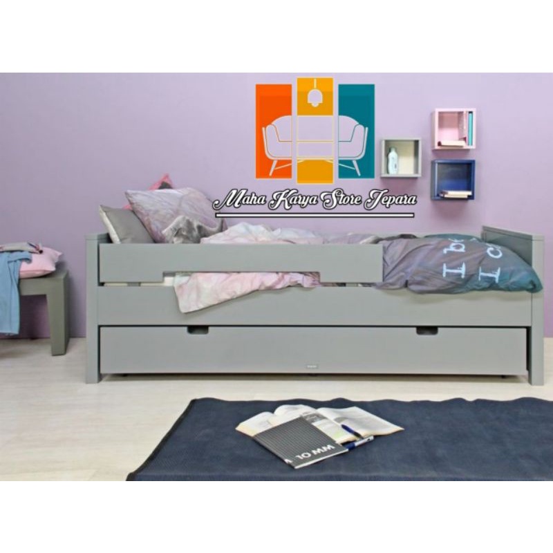 dipan anak sorong ranjang anak sorong full blok MKSJ-14