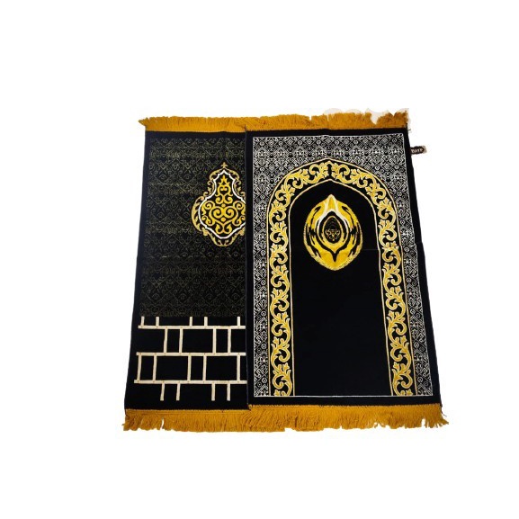 sajadah kiswah premium asli tebal ukran 70x110 cm harga grosir