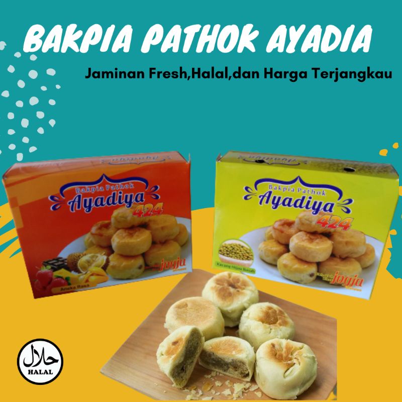 

Bakpia Pathok Ayadia Original Semua Rasa Fresh Anget Isi 20 Pcs | Bakpia Pathok Premium Original Kacang Hijau Isi 20 | Bakpia Pathuk Jogja