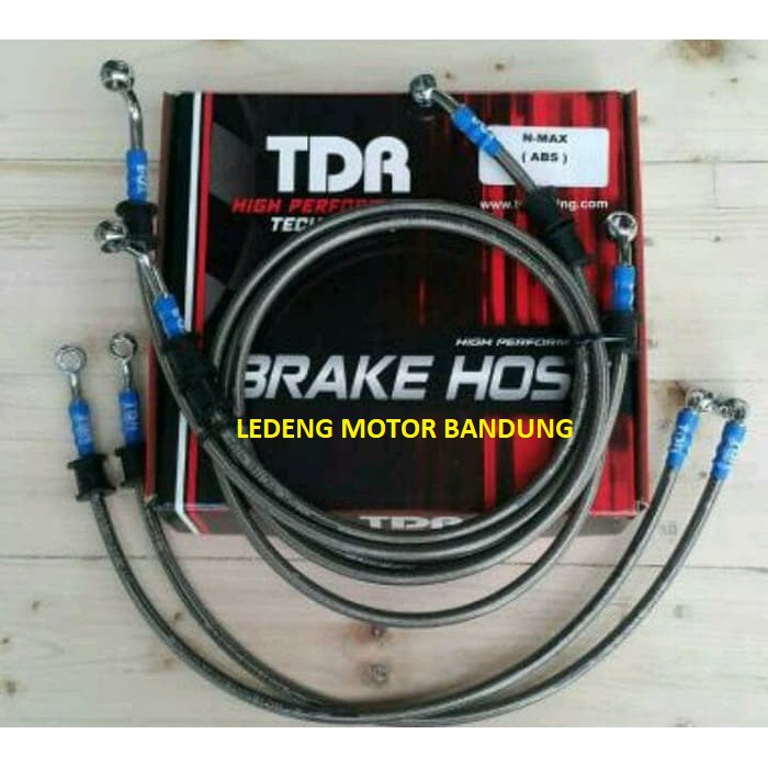 Nmax ABS Selang Rem Cakram Sepaket Brake Hose TDR N-Max Front Rear